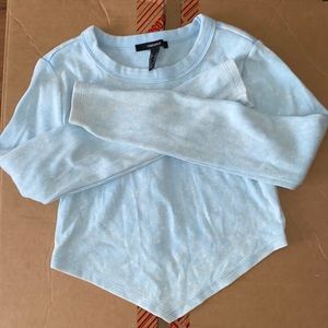 Light blue long sleeve top